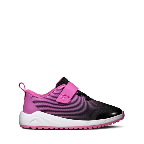 Clarks Girls Aeon Pace Toddler Trainers Pink | USA-5429183